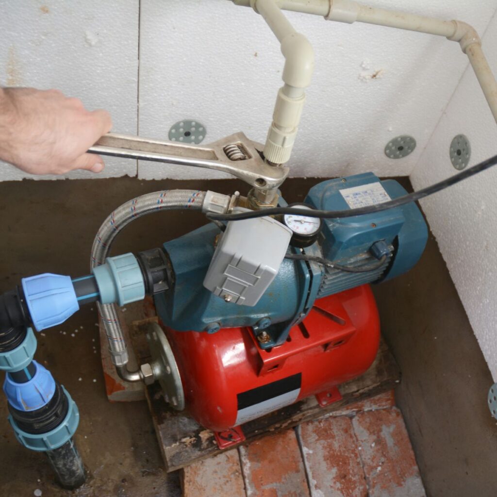 sump pump receiving repairs